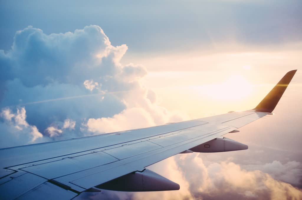 plane-sky-travel-sun